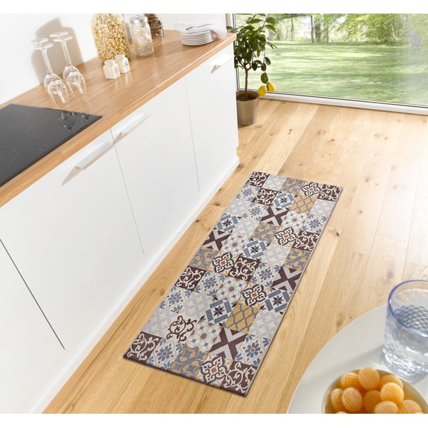 Hnědý koberec běhoun 75x150 cm Cappuccino Mosaik – Hanse Home-image-1
