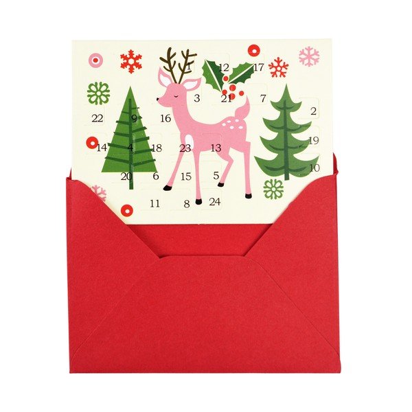 Vánoční karta v designu adventního kalendáře – Rex London-image-3