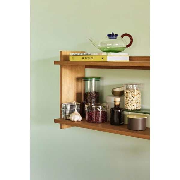 Patrová police v dekoru dubu v přírodní barvě 100 cm Forma – Hübsch-image-1