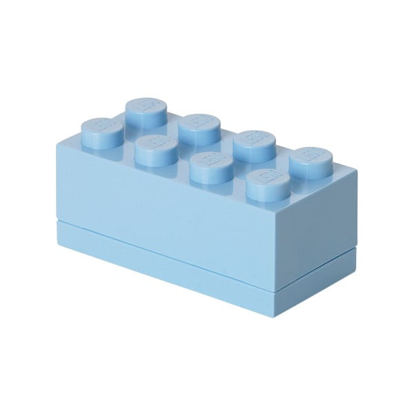 Světle modrý úložný box LEGO® Mini Box