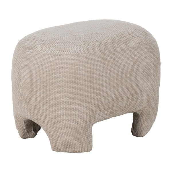 Béžový žinylkový taburet – Ixia