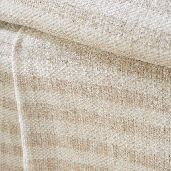 Béžová sametová deka 130x170 cm Stripe Chenille – Catherine Lansfield-image-2
