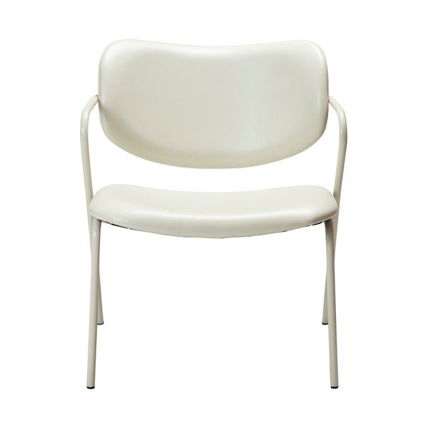 Krémové křeslo z imitace kůže Zed – DAN-FORM Denmark-image-1