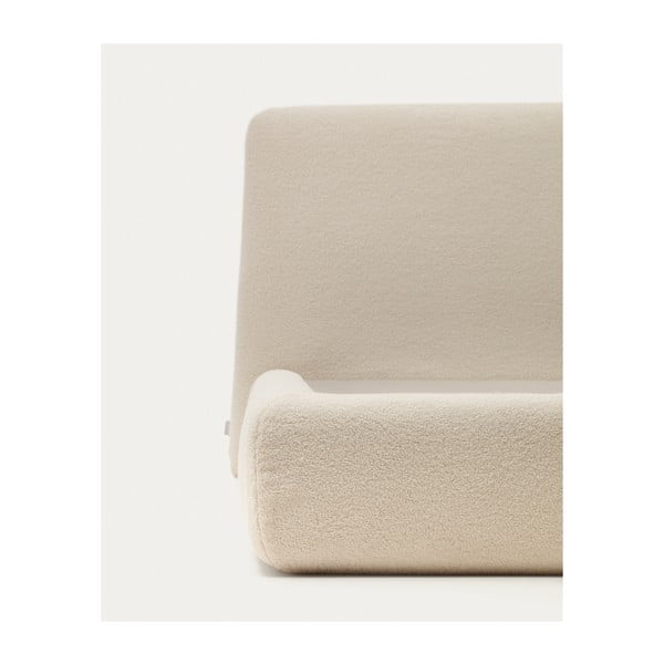 Béžová čalouněná dvoulůžková postel 180x200 cm Martina – Kave Home-image-4