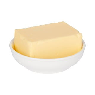 Bílá porcelánová miska na máslo Mikasa Ridget