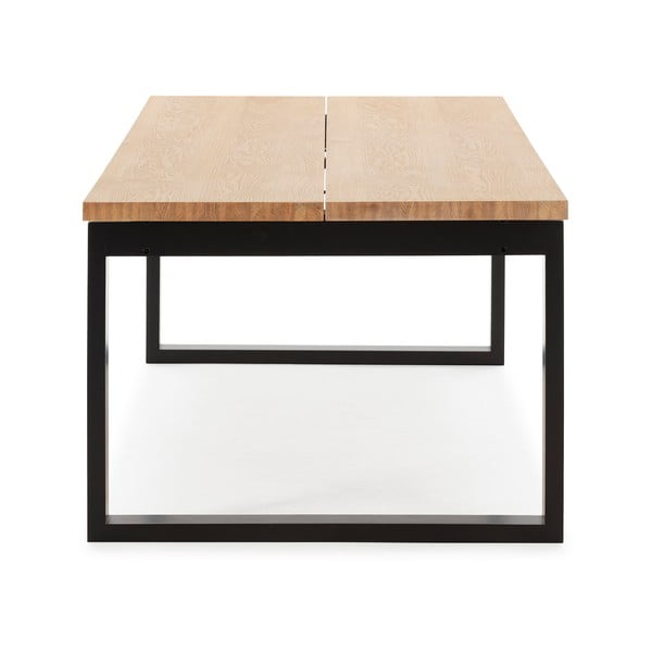 Jídelní stůl s deskou v dubovém dekoru 100x220 cm Rina – Marckeric-image-3