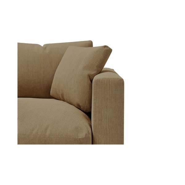 Béžová manšestrová pohovka 220 cm Comfy – Scandic-image-2