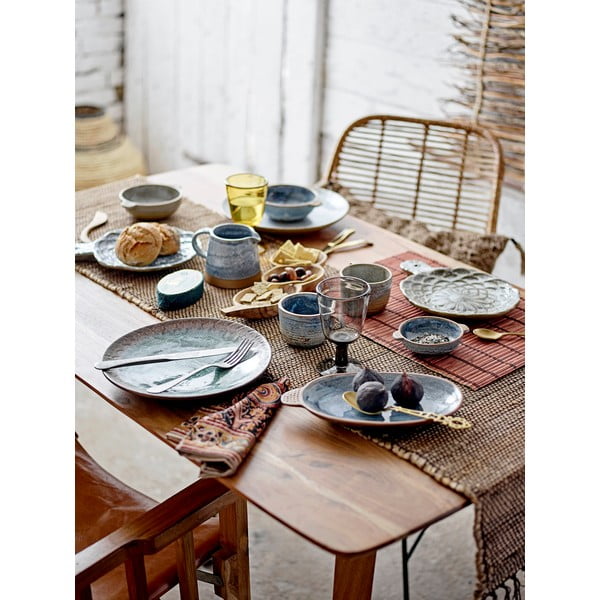 Bavlněný/jutový běhoun na stůl 180x35 cm Im - Bloomingville-image-2