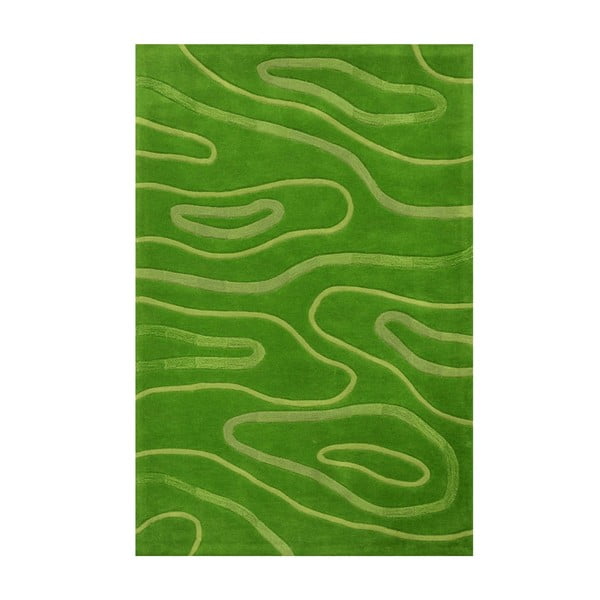 Ručně tkaný koberec Phoenix, 120x180 cm, zelený