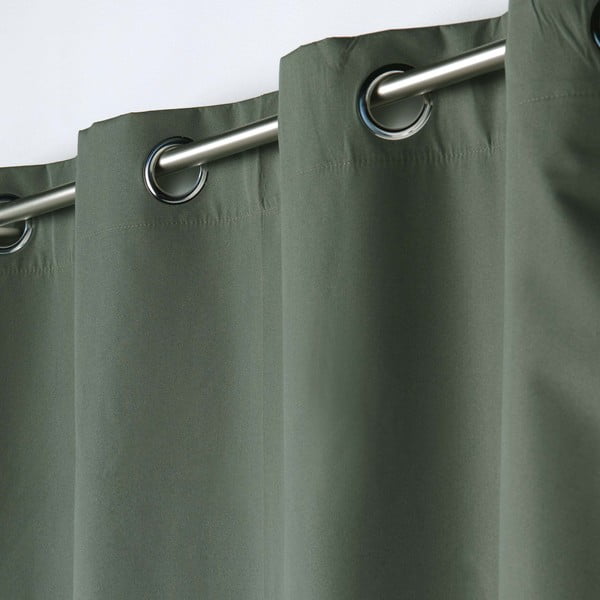 Khaki zatemňovací závěs z mikrovlákna 140x260 cm Obscure – douceur d'intérieur-image-1