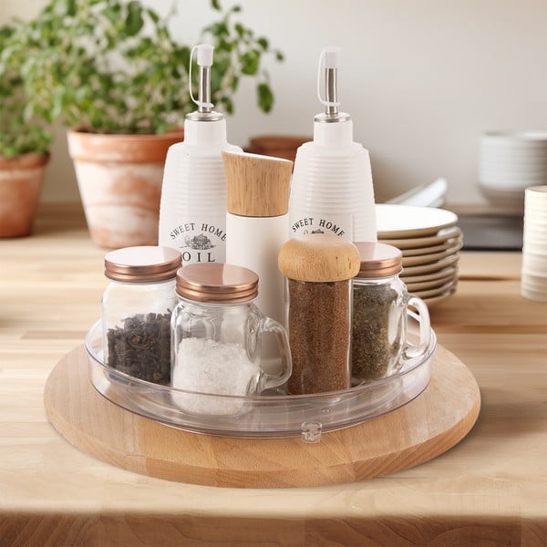 Otočný plastový organizér na kořenky ø 27 cm – Orion-image-1