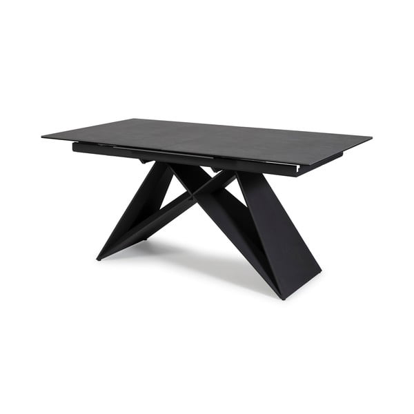 Černý rozkládací jídelní stůl Marckeric Hara-image-3