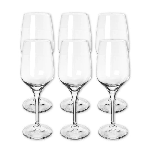 Sklenice na víno v sadě 6 ks 350 ml Rebecca – Orion