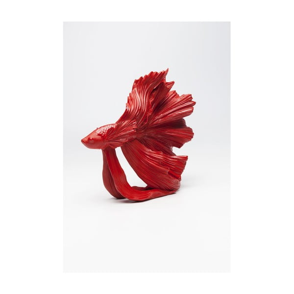 Červená dekorativní socha Kare Design Betta Fish