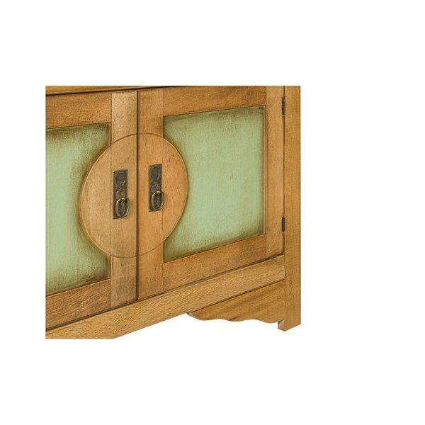 Zeleno-hnědá komoda Evergreen House Credenza-image-1