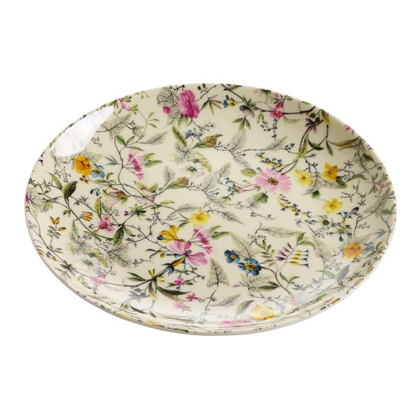 Dezertní talíř z kostního porcelánu Maxwell & Williams Kilburn Summer Blossom, ⌀ 20 cm