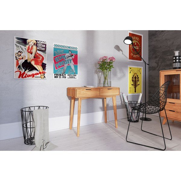 Toaletní stolek z bukového dřeva 90x40 cm Greg - The Beds-image-1