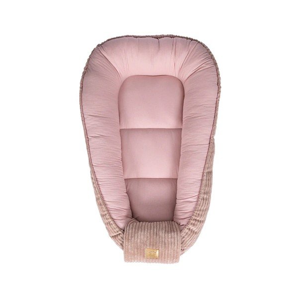 Růžové hnízdečko pro miminko 55x83 cm – Meowbaby-image-1