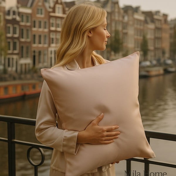 Hedvábný povlak na polštář 60x70 cm Mulberry Silk – Mila Home Luxury-image-4
