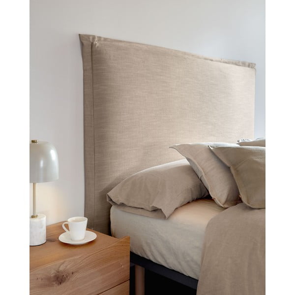 Béžové čalouněné čelo postele 206x106 cm Tanit – Kave Home-image-2