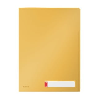 Žluté třídící kancelářské desky Leitz Cosy, A4