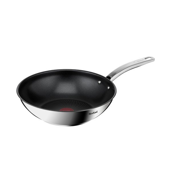 Wok nerezová pánev s nepřilnavým povrchem ø 28 cm Intuition B8171944 – Tefal