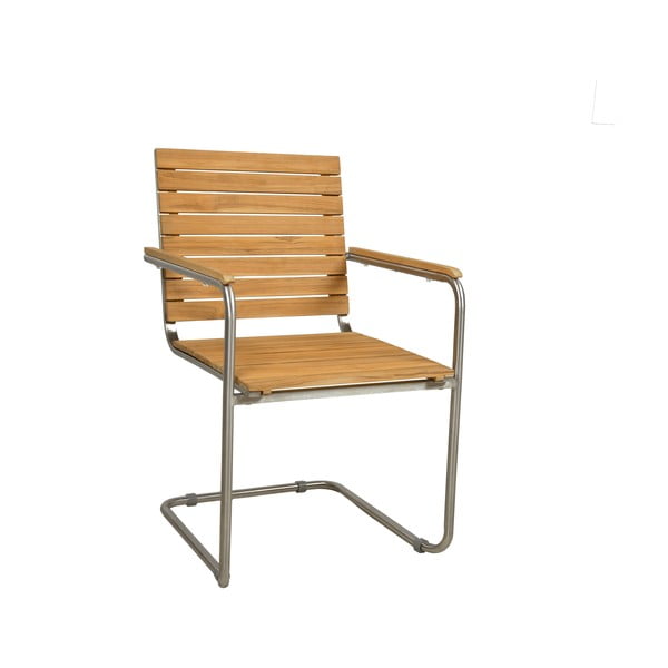 Dřevěná zahradní židle v přírodní barvě Denver – Garden Pleasure
