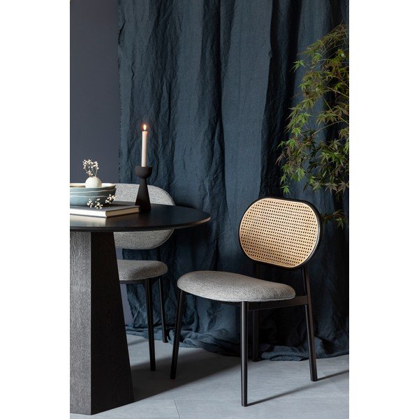 Šedá ratanová jídelní židle Spike - Zuiver-image-1