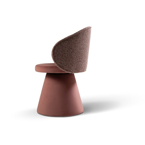 Růžové sametové křeslo Inez – Micadoni -image-3