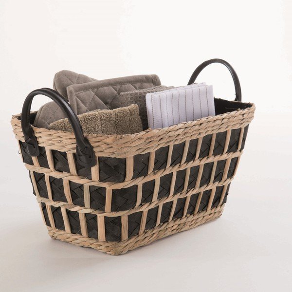 Úložný koš z mořské trávy Compactor Seagrass, šířka 44 cm-image-1