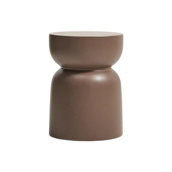 Betonový kulatý zahradní stolek ø 32 cm Garbet – Kave Home