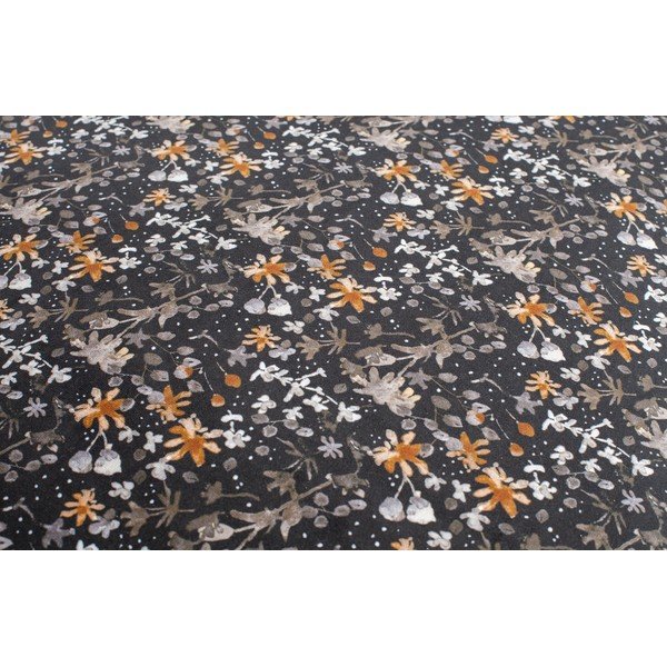 Černá barová židle s květinovým vzorem BePureHome Vogue Flower, výška 79 cm-image-1