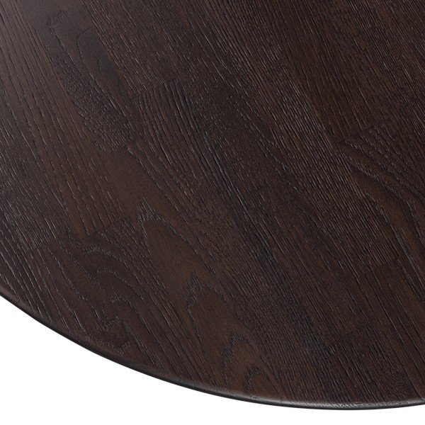 Kulatý jídelní stůl s deskou z dubového dřeva ø 120 cm Tablo – WOOOD-image-2