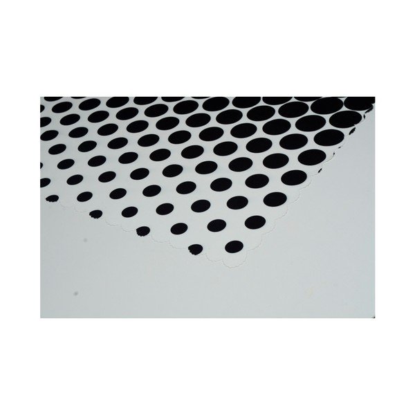 Běhoun na stůl z mikrovlákna Minimalist Cushion Covers Black Dots, 45 x 145 cm-image-1