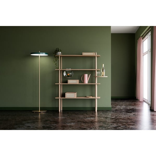 Tmavě zelená LED stmívatelná stojací lampa s kovovým stínidlem (výška 151 cm) Asteria Floor – UMAGE-image-1