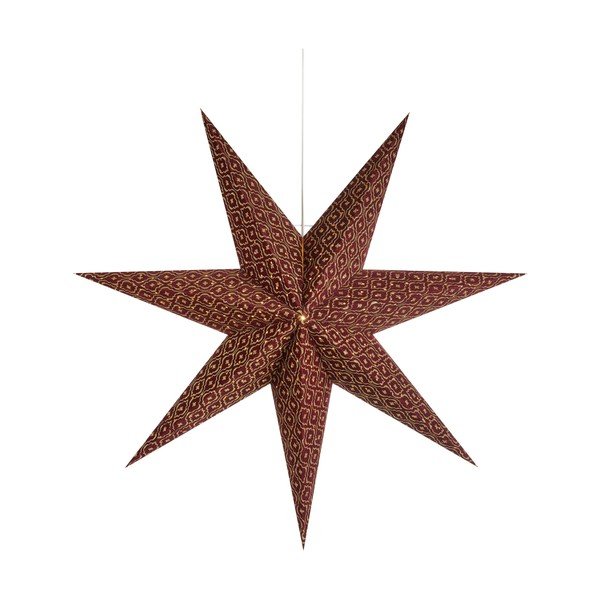 Vínová závěsná vánoční světelná dekorace Baroque – Markslöjd