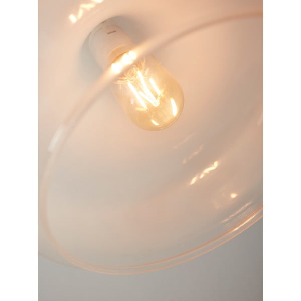 Bílé závěsné svítidlo se skleněným stínidlem ø 25 cm Reykjavik – it's about RoMi-image-3