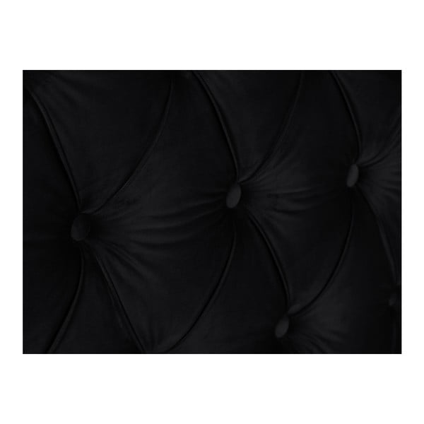 Černé čelo postele Mazzini Sofas Daisy, 180 x 120 cm-image-4