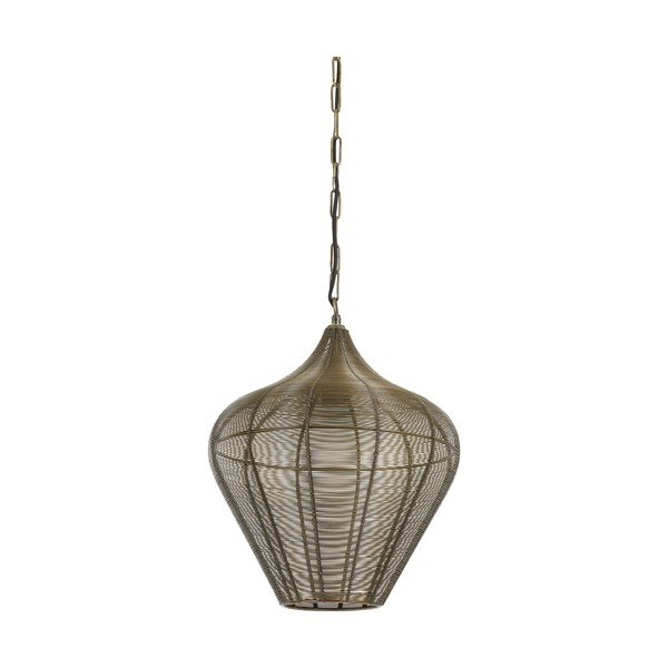 Kovové závěsné svítidlo v bronzové barvě ø 36 cm Alvaro – Light & Living