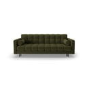 Zelená rozkládací/s úložným prostorem pohovka 222 cm Bali – Cosmopolitan Design