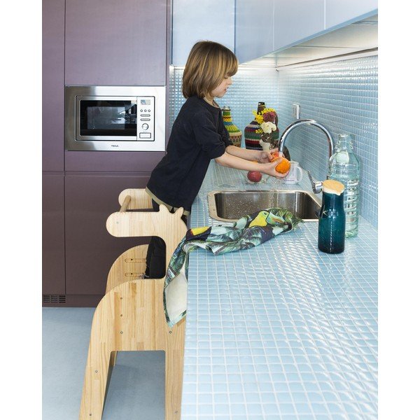 Dětská židle z masivní borovice Little Nice Things Giraffe-image-4