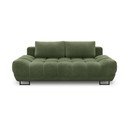 Zelená třímístná rozkládací pohovka Windsor & Co Sofas Cumulus