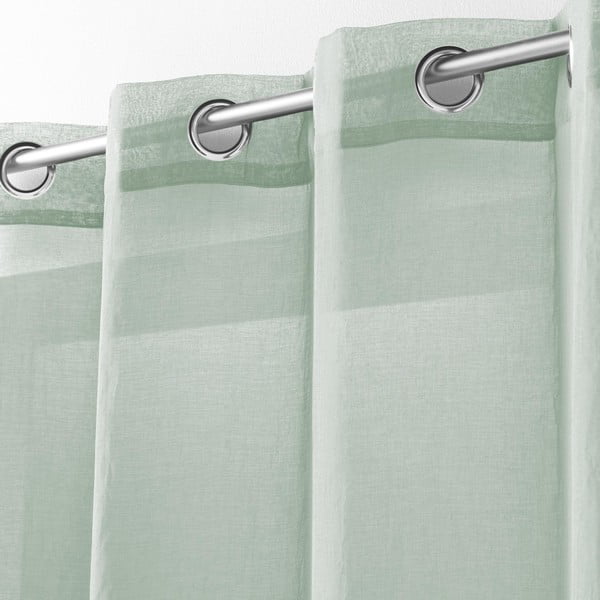 Světle zelená záclona 140x280 cm Telma – douceur d'intérieur-image-1