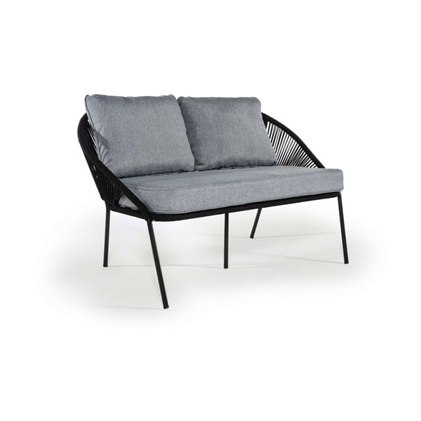 Černá dvoumístná zahradní pohovka Bonami Selection North-image-3