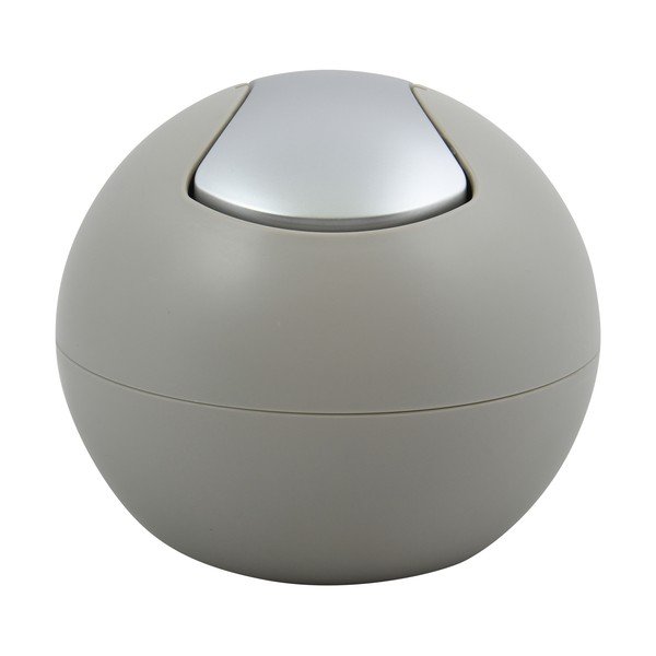 Taupe plastový odpadkový koš 1 l   Bowl Matt – Spirella