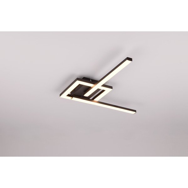 Černé LED stropní svítidlo 16x54 cm Viale – Reality-image-2