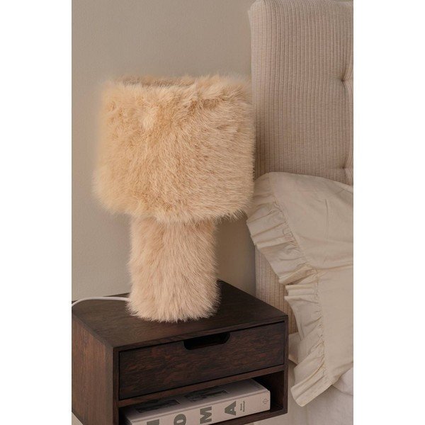 Krémová látková stolní lampa (výška 46 cm) Fay – Ellos Home-image-2