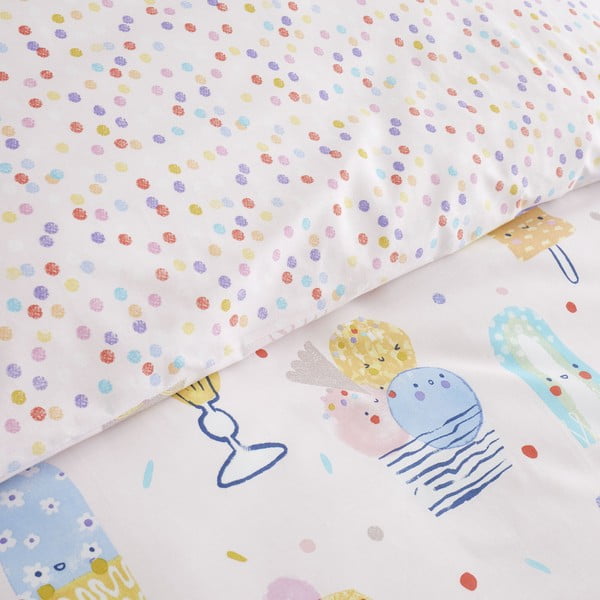 Dětské povlečení do postýlky 120x150 cm Ice Cream Fundae - Catherine Lansfield-image-4