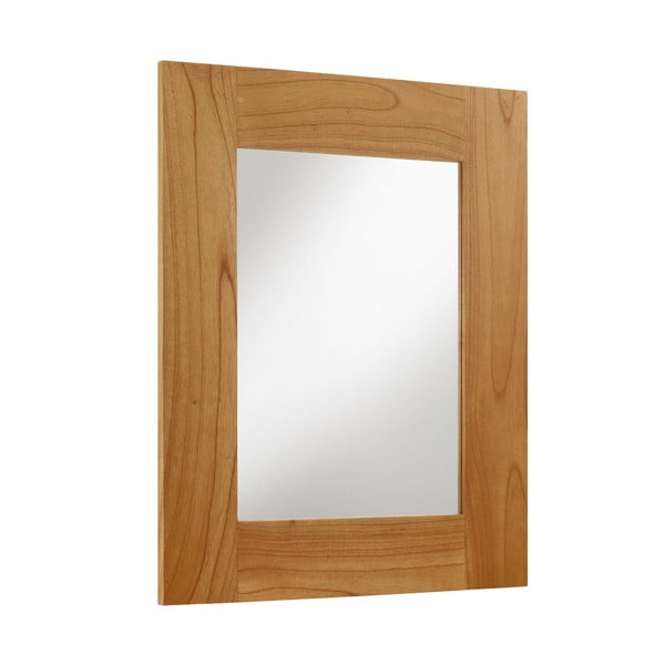 Zrcadlo v rámu ze dřeva mindi Moycor Natural, 80 x 100 cm
