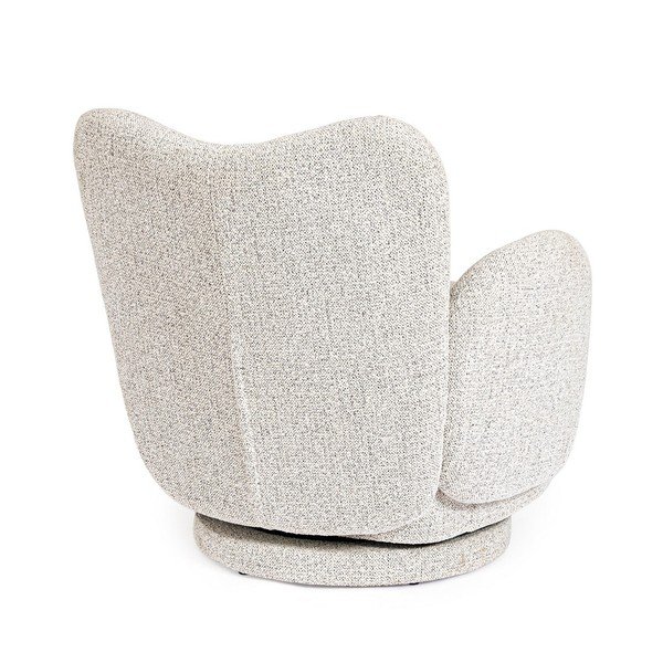 Světle šedé otočné křeslo Harper – Bizzotto-image-4